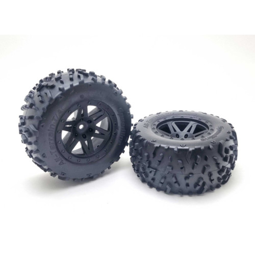 XT-C Black Wheel Pair (1/10) XT-C Black Wheel Pair (1/10)