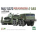 MAZ-537G w/ChMZAP-5247G Semi-trailer mid production&T-54B (1/72) MAZ-537G w/ChMZAP-5247G Semi-trailer mid production&T-54B (1/72)