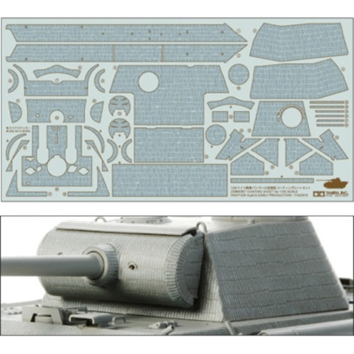 Zimmerit Coating Sheet - Panther Ausf.G Early Prod. (1/35)