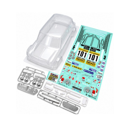 Ongespoten body Mini Rallye voor M-chassis (1/10) Ongespoten body Mini Rallye voor M-chassis (1/10)