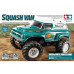 GF-02 Squash Van 4WD Carrosserie peinte vert & blanc Kit (1/10)