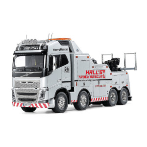 Volvo FH16 Globetrotter 750 8x4 Tow Truck - Silver Edition (1/14)