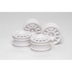 M-Chassis 11-Spoke Racing Wheels White (4 Pieces)