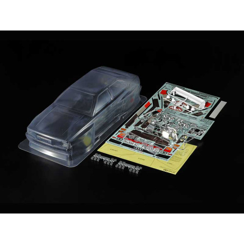 Ongespoten body Audi Quattro Rallye A2 190mm (1/10)