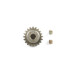 20T Hard Fluorine Coated Aluminium Pinion Gear Set (Module 0.6)