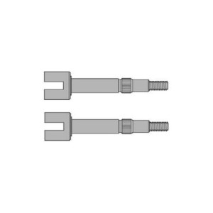 Super Clod Buster Wheel Axles (2 Pieces)
