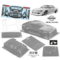 Body Set Nissan Silvia S13 - Naoki Nakalura 2024 V8 200mm (1/10)