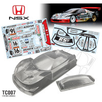 Ongespoten body Honda NSX GT500 200mm (1/10) Ongespoten body Honda NSX GT500 200mm (1/10)
