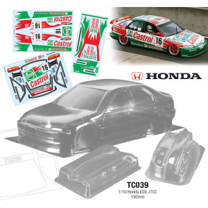 Kit Carrosserie Honda EG9 JTCC - Castrol 190mm (1/10)
