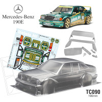 Clear Body Mercedes-Benz 190E - Diebels 190mm (1/10) Clear Body Mercedes-Benz 190E - Diebels 190mm (1/10)
