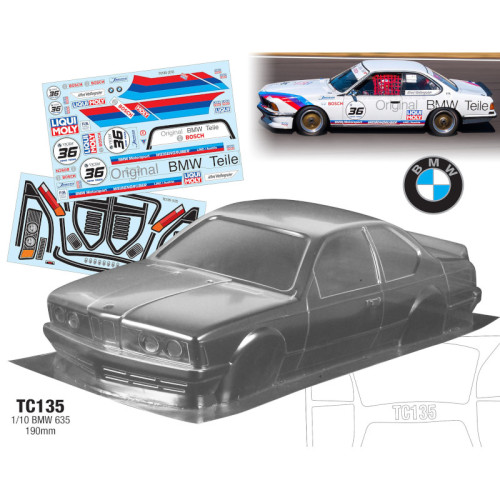 Karosserie-Satz BMW 635 - Bosch 190mm (1/10)