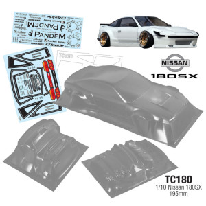 Body Set Nissan 180SX Pandam 195mm (1/10)