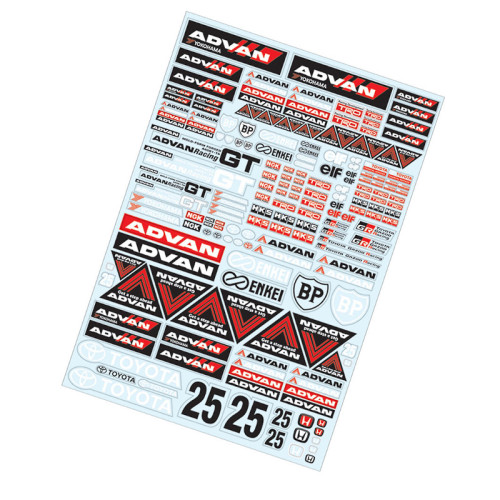 Body stickervel A4 - Advan (1/10)