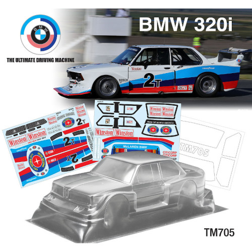Carrosserie non peinte BMW 320i Winston pour M-chassis (1/10) Carrosserie non peinte BMW 320i Winston pour M-chassis (1/10)