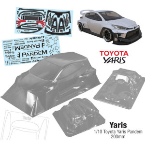 Clear Body Toyota Yaris Pandem 200mm (1/10)