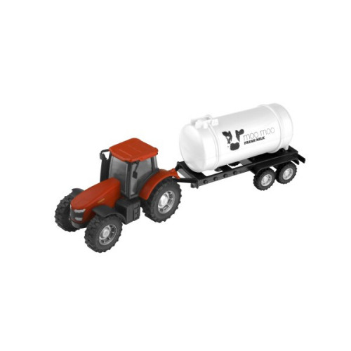 Traktor en aanhanger