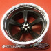 Drift Super Rim Set Chrome & Black Mandarin 1/10 (2Pcs)