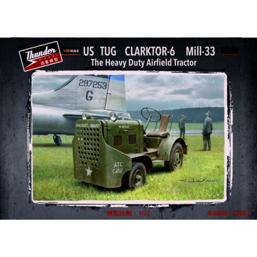 US Tug Clarktor-6 Mill-33 The heavy duty airfield tractor (1/32) US Tug Clarktor-6 Mill-33 The heavy duty airfield tractor (1/32)