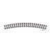 Gebogen railstuk R41 R543 30deg
