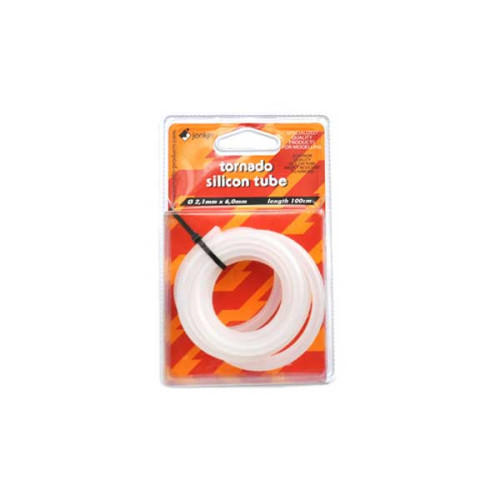 Brandstofslang silicone 2.1x6.0mm 1M Transparant