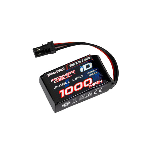 LiPo 1000mAh 7.4V (2S) 20C LiPo 1000mAh 7.4V (2S) 20C