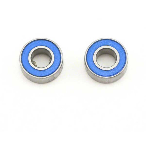Ball bearings, blue rubber sealed (5x11x4mm) (2)