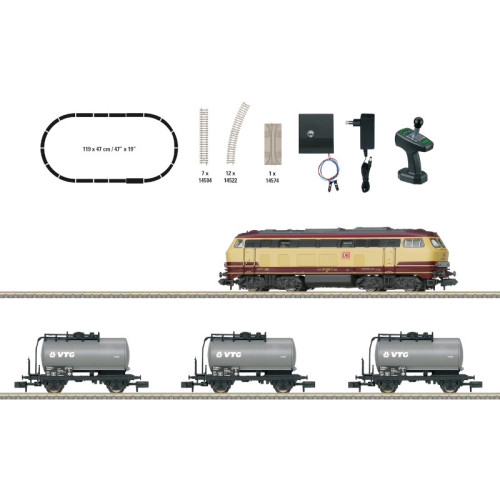 Freight Train Digital Starter Set with a Class 217 (N) Freight Train Digital Starter Set with a Class 217 (N)