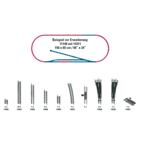 H1 Track Extension Set (N)