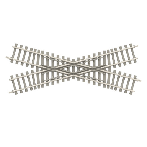 Crossing - 30° with Concrete Ties, Length 104.2 mm / 4-1/8" (N) Crossing - 30° with Concrete Ties, Length 104.2 mm / 4-1/8" (N)