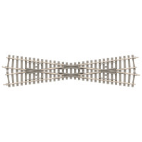Crossing with Concrete Ties - Length 129.8 mm / 5-1/8" - 15deg (N)