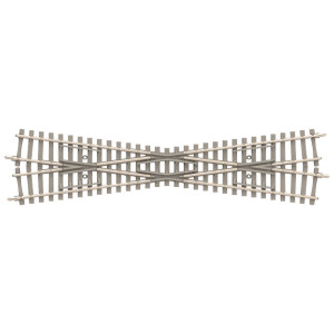 Crossing with Concrete Ties - Length 129.8 mm / 5-1/8" - 15deg (N)