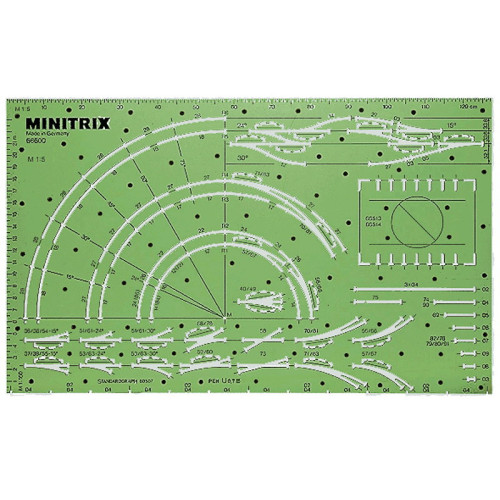 Minitrix Track Planning Stencil V2.0
