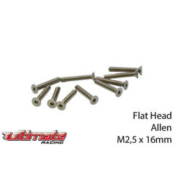 Countersunk Screw M2.5x16 (10Pcs)