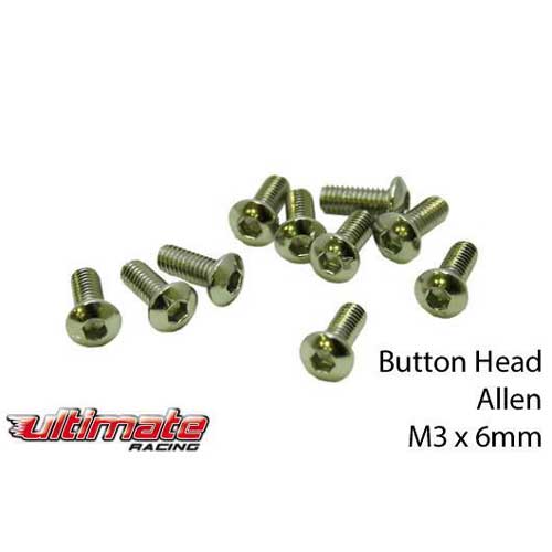 Button Head Cap Screw M3x6 (10Pcs)
