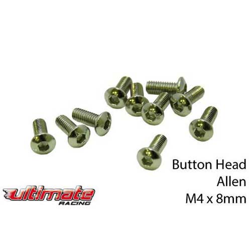 Button Head Cap Screw M4x8 (10Pcs)