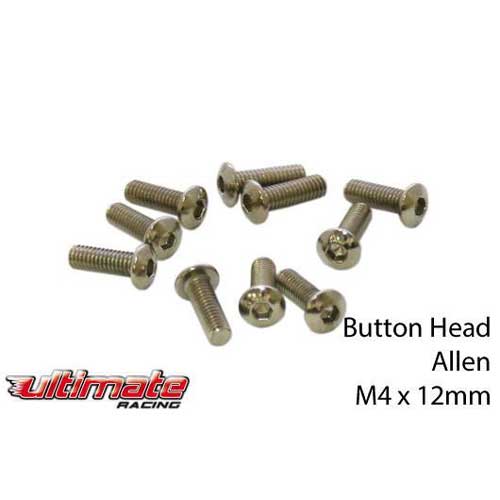 Button Head Cap Screw M4x12 (10Pcs)