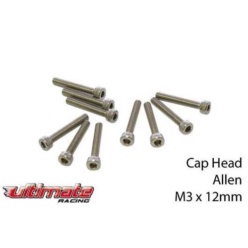 Zylinderschrauben mit Innensechskant M3x12 (10St)