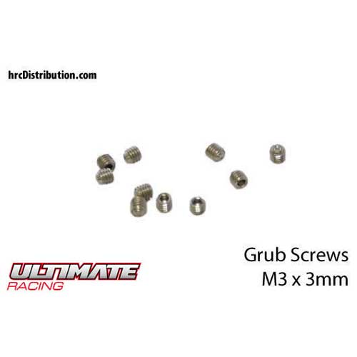 Binnenzeskant stelschroeven M3x3 (10St) Binnenzeskant stelschroeven M3x3 (10St)