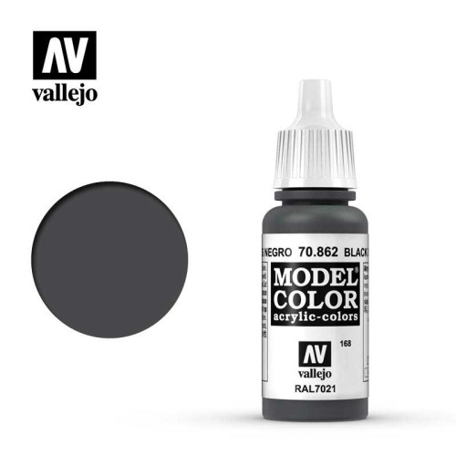 VALLEJO Model Color Black Grey (168)