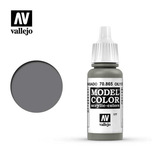 VALLEJO Model Color Oily Steel (177) VALLEJO Model Color Oily Steel (177)