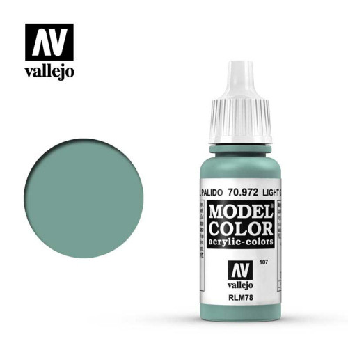VALLEJO Model Color Lt Green Blue (107)