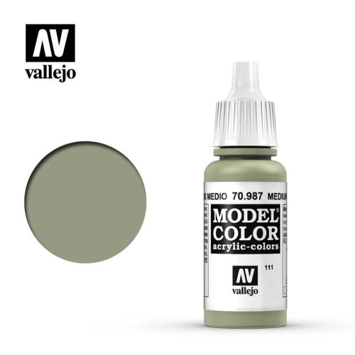 VALLEJO Model Color Medium Grey (111) VALLEJO Model Color Medium Grey (111)