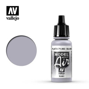 VALLEJO Model Air Silver 17ml
