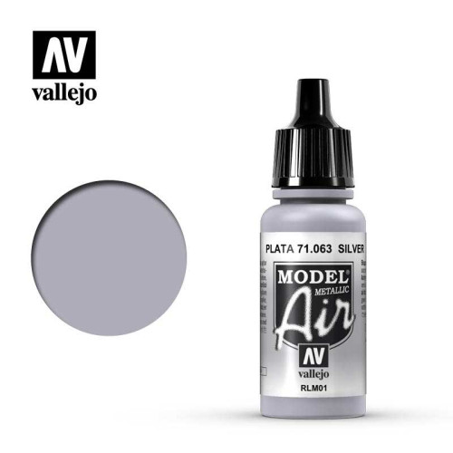 VALLEJO Model Air Silver 17ml