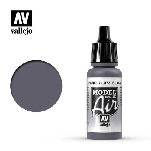 VALLEJO Model Air Black Metallic 17ml VALLEJO Model Air Black Metallic 17ml