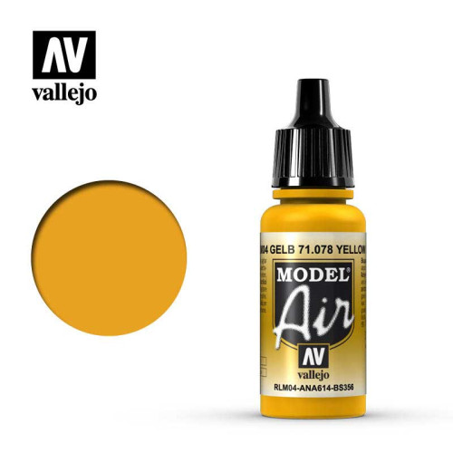 VALLEJO Model Air Gold Yellow 17ml