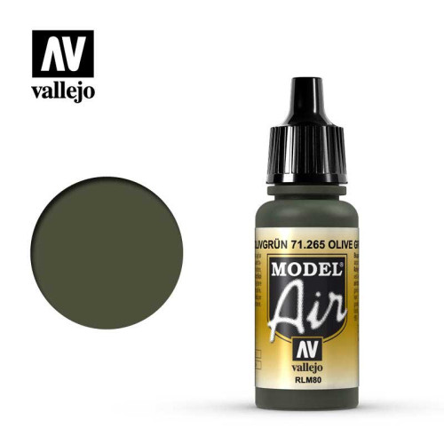VALLEJO Model Air Olive green RLM80 17ml VALLEJO Model Air Olive green RLM80 17ml