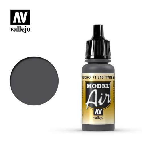 VALLEJO Model Air Tyre Black 17ml
