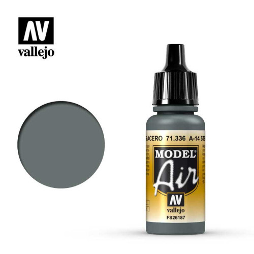 VALLEJO Model Air A-14 Steel Grey 17ml VALLEJO Model Air A-14 Steel Grey 17ml