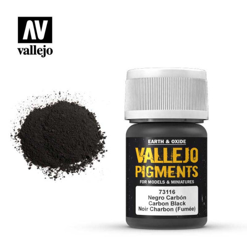Vallejo Pigments Carbon Black (Smoke Black) 30ml